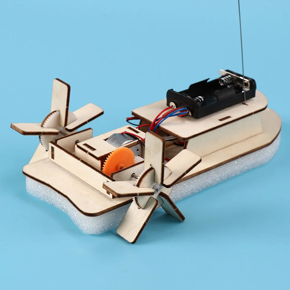 DIY STEM Science Kits for Kids – 3D Wooden Car & Boat Puzzle Toys