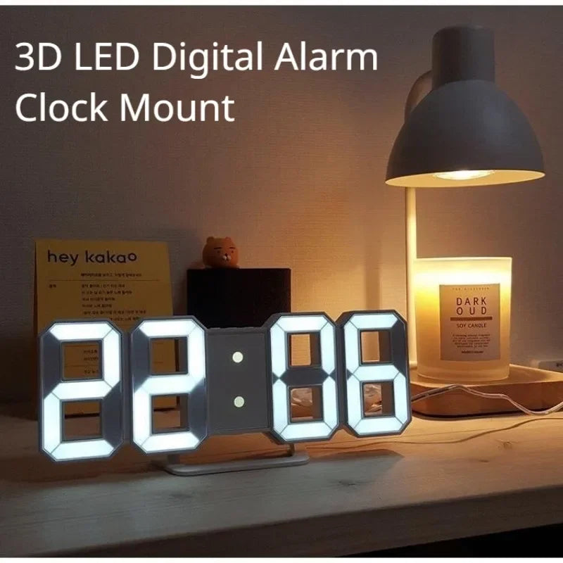 Modern LED Digital Clock – Stylish Bedroom & Living Room Decor