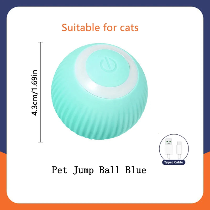 SEO Title: Interactive Smart Pet Ball Toy – USB Rechargeable Moving Ball for Dogs & Cats