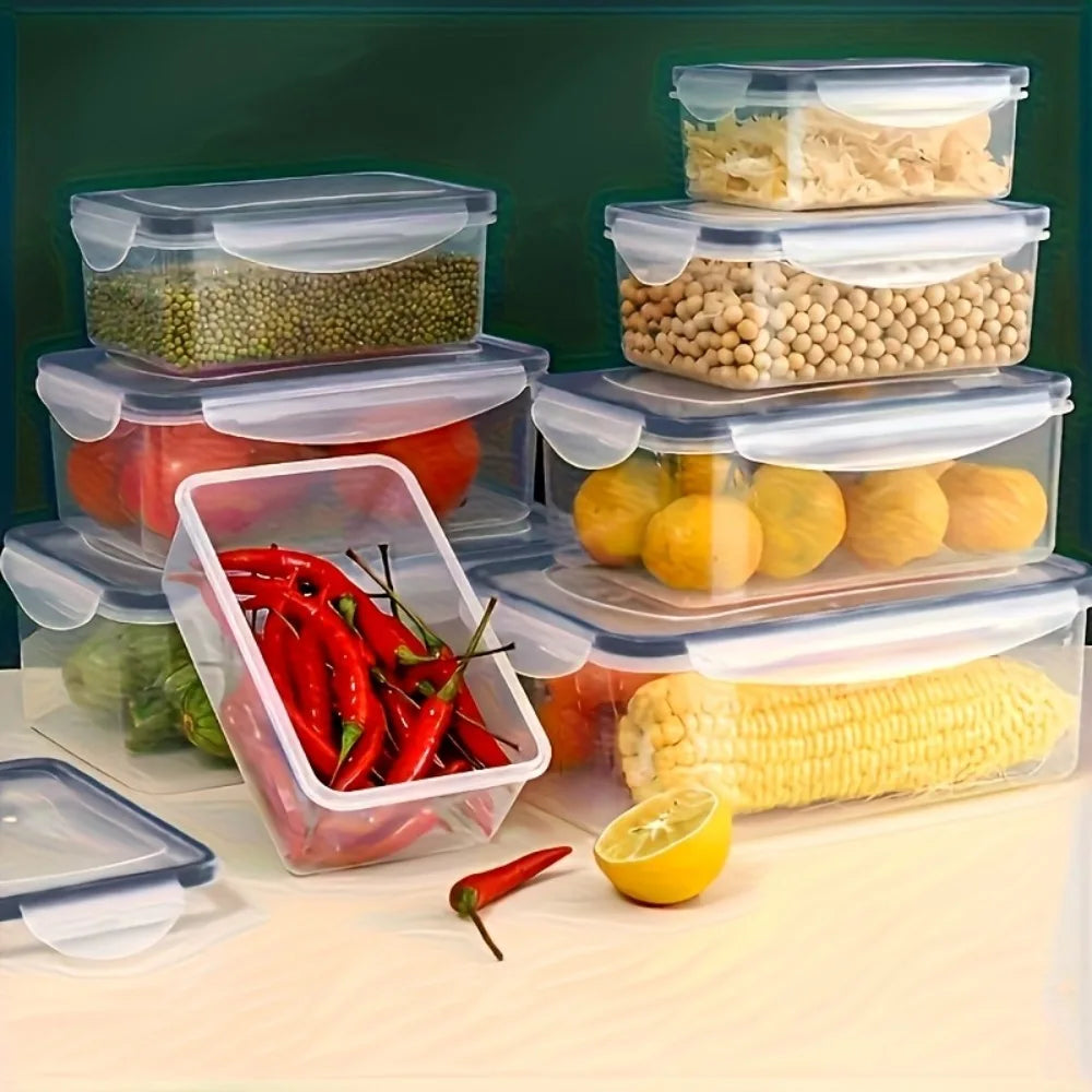 8-Piece BPA-Free Airtight Food Storage Containers with Lids