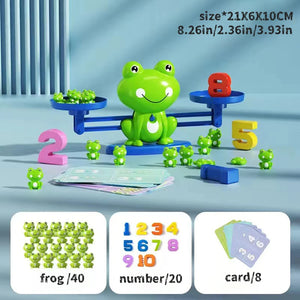 Frog Balance Math Toy for Kids | Educational Addition & Subtraction Game