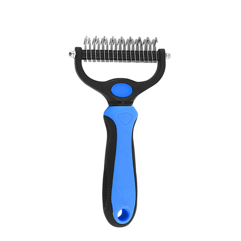 Pet Deshedding Brush for Dogs & Cats – Fur Remover Comb