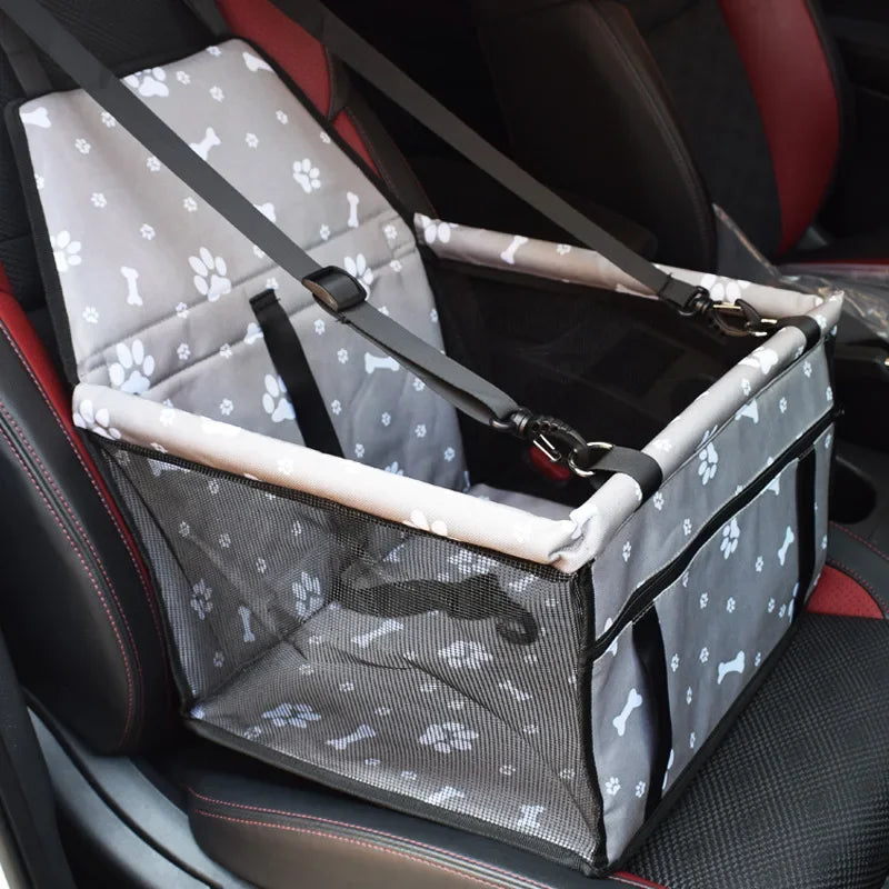 Waterproof Pet Travel Bag & Car Seat Mat – Foldable Mesh Organizer