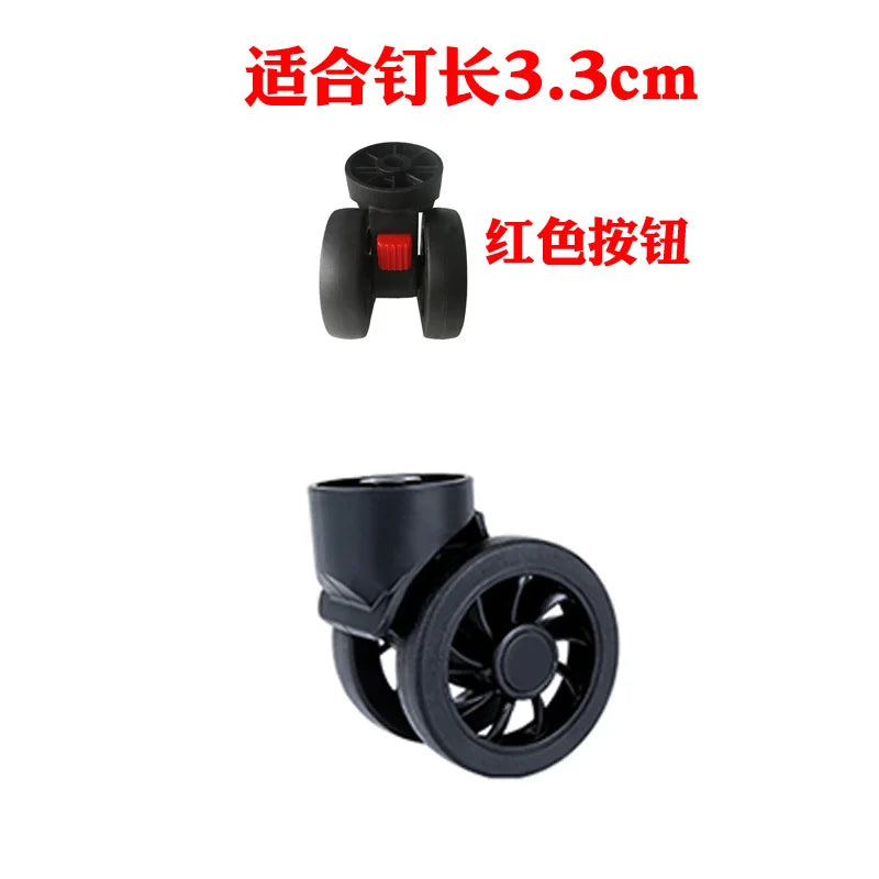 Universal Luggage Replacement Wheels – Detachable Suitcase Wheels