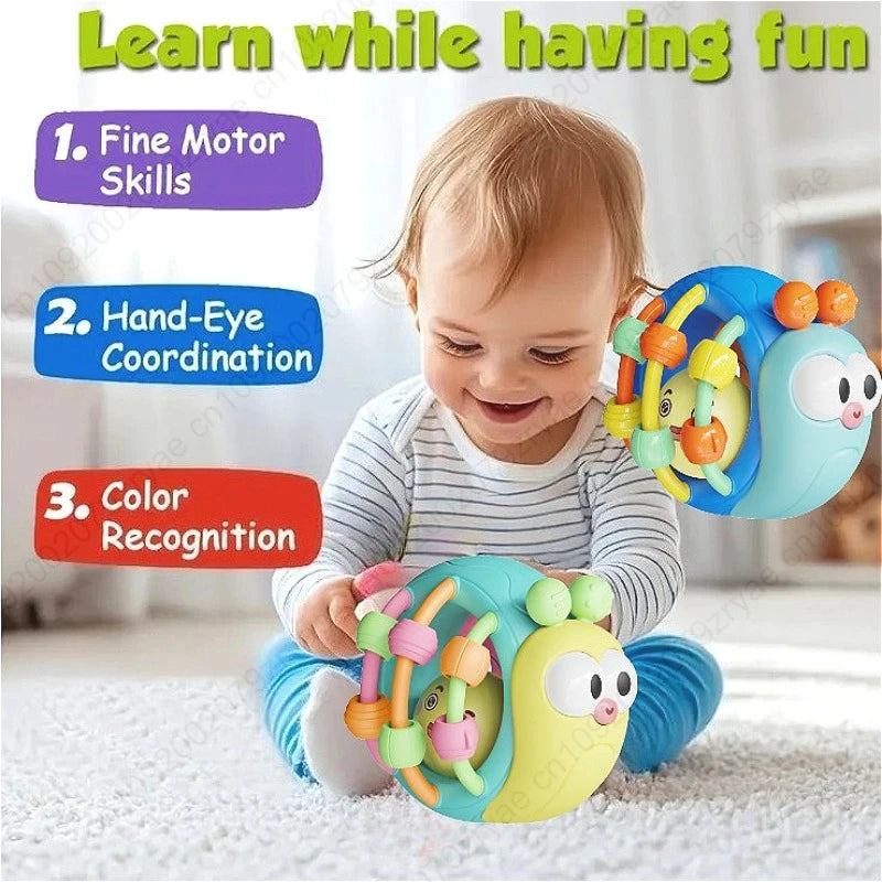 Baby Sensory Rattle Ball – Soft Grasping Toy for Infants 0–12 Months
