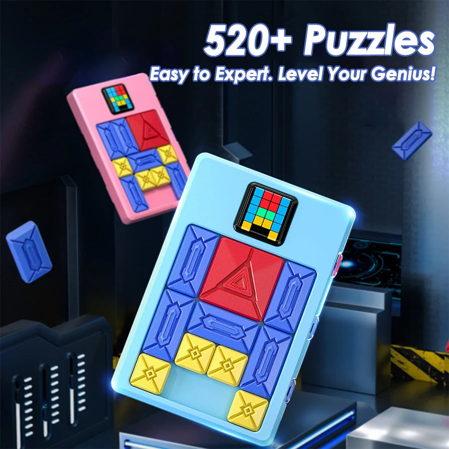 Magnetic Huarong Road Sliding Puzzle – Kids’ Brain Game