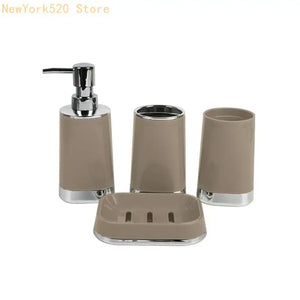 4-Piece Wall-Mounted Bathroom Storage Organizer Set