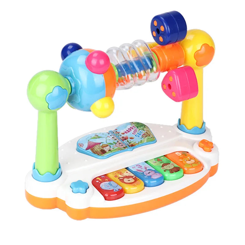 Baby Piano Toy with Lights, Sounds & Rotating Music Keyboard