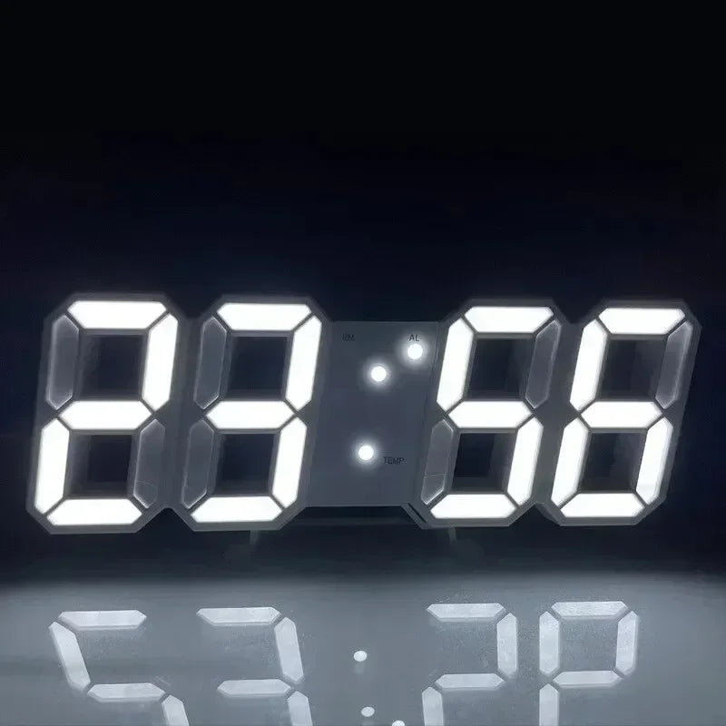 Modern LED Digital Clock – Stylish Bedroom & Living Room Decor