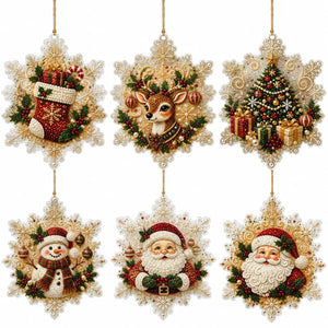 DIY Christmas Diamond Art Wooden Decorations