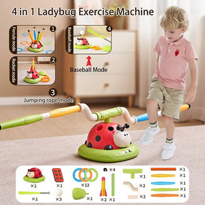 Ladybug Jump Rope Toy – Outdoor Sports Game for Kids