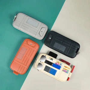 Car Sun Visor Organizer – Sunglasses & Card Holder