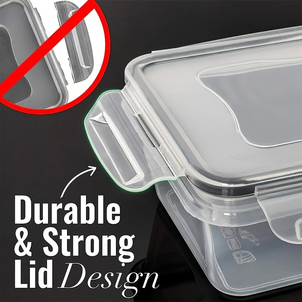 8-Piece BPA-Free Airtight Food Storage Containers with Lids