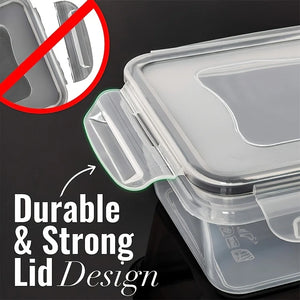 8-Piece BPA-Free Airtight Food Storage Containers with Lids
