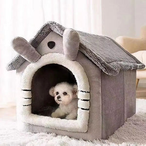 SEO Title: Cozy Pet House Bed for Small Dogs & Cats – Washable All-Season Bed