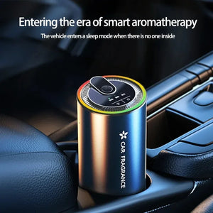 USB Rechargeable Car Air Freshener – LED Aromatherapy Diffuser