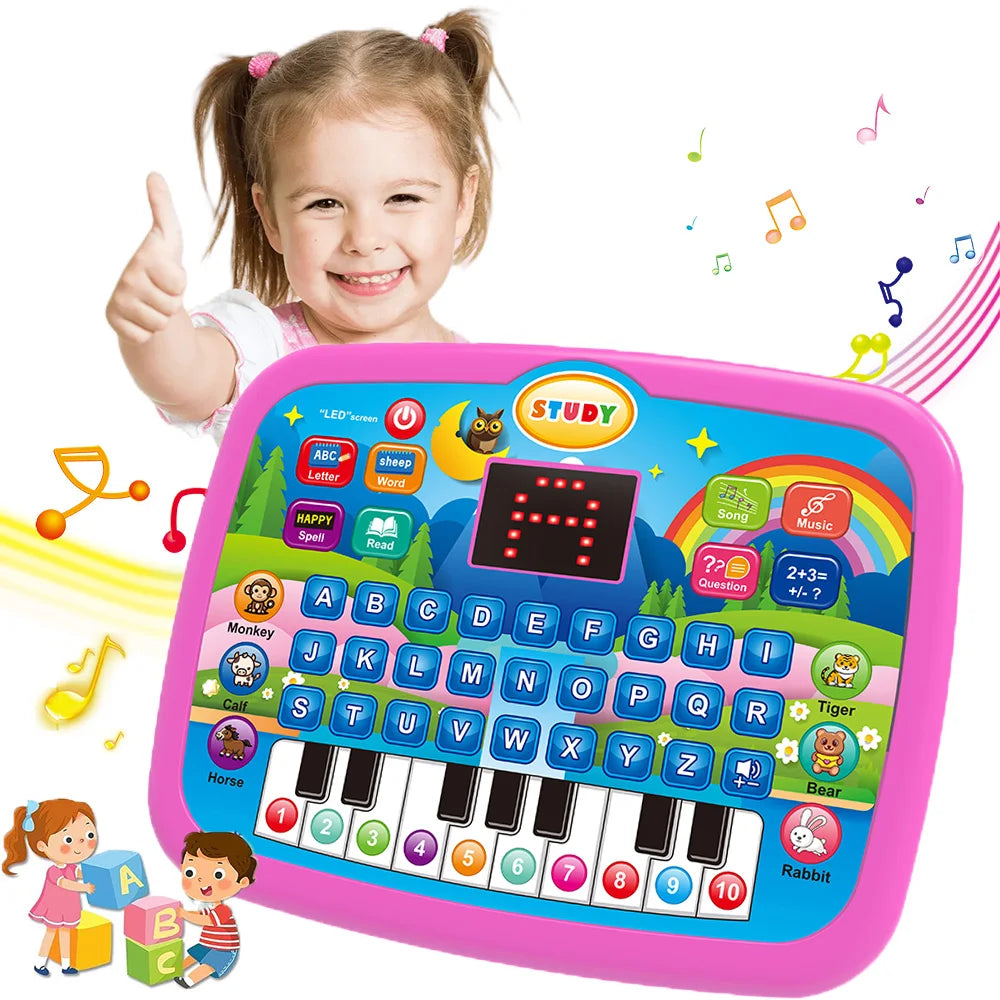 Kids Educational Tablet Toy | Learning Keyboard for Ages 3+