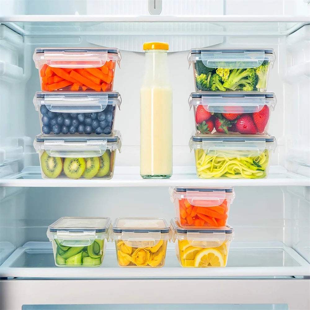 10-Piece BPA-Free Food Storage Containers Set with Labels