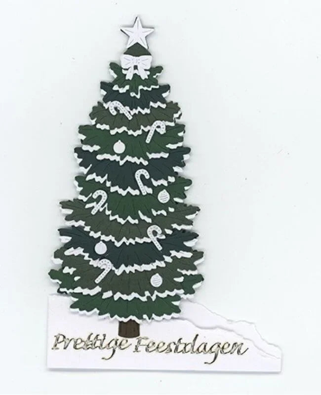 Christmas Tree Cutting Dies – DIY Scrapbook & Card Decor