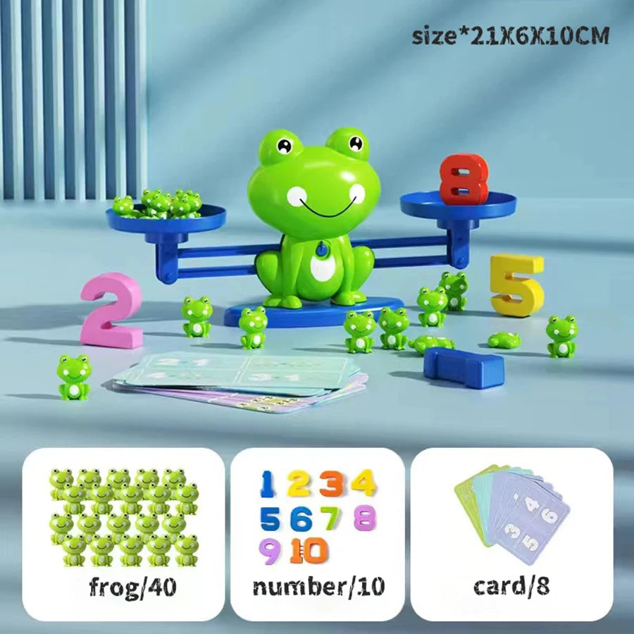 Frog Balance Math Toy for Kids | Educational Addition & Subtraction Game