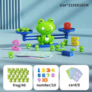 Frog Balance Math Toy for Kids | Educational Addition & Subtraction Game