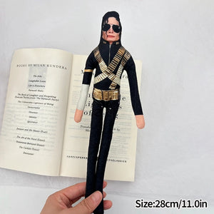 Michael Jackson Bendable Plush Figure – Soft Stuffed Cosplay Toy, Flexible Collectible Gift