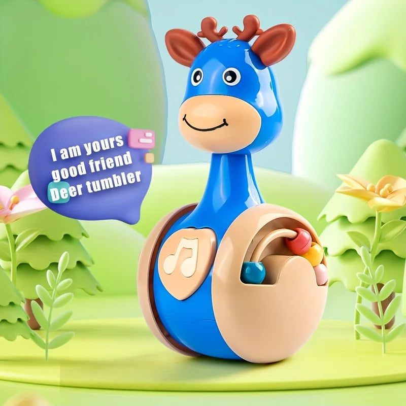 Roly Poly Baby Tumbler Toy – Wobble Learning Toy for Infants 6–12 Months