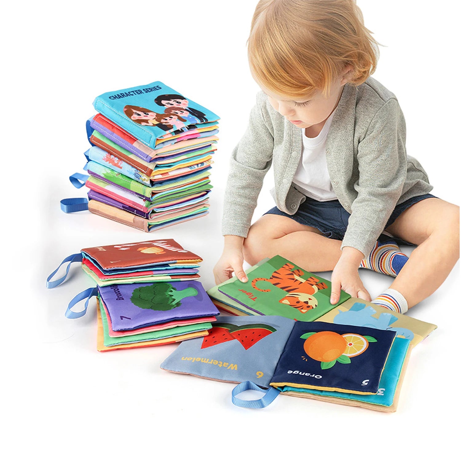 Soft Baby Cloth Book Toy | Montessori 3D Sensory & Early Learning Book