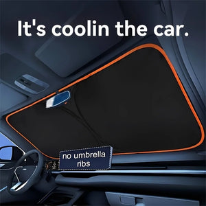 Car Front Windshield Sunshade – No-Drill UV Protection Cover