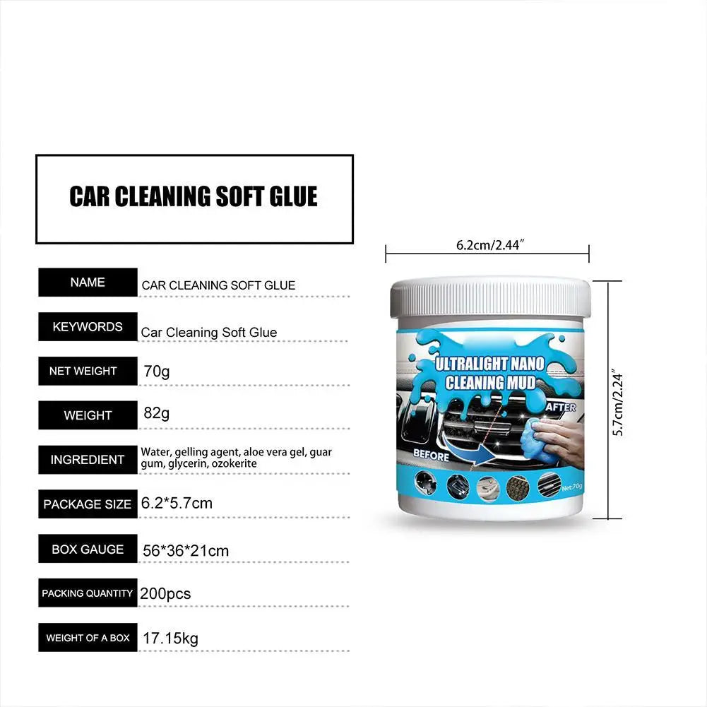 Car Cleaning Gel 70g – Dust & Dirt Remover