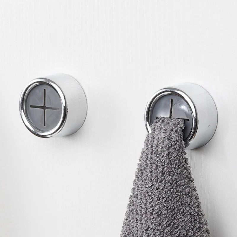 Suction Cup Kitchen Towel Holder – Wall-Mounted Cloth Rack
