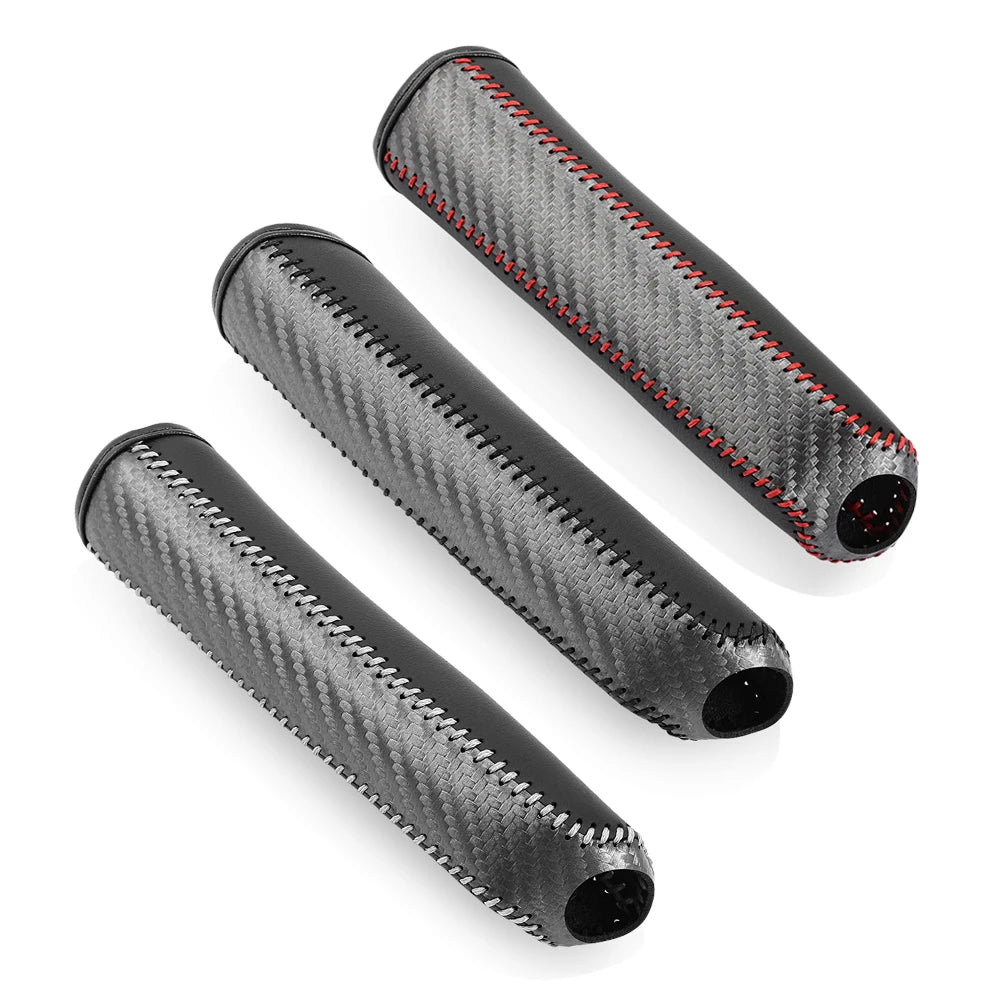 Car Leather Handbrake Cover – Protective Interior Sleeve