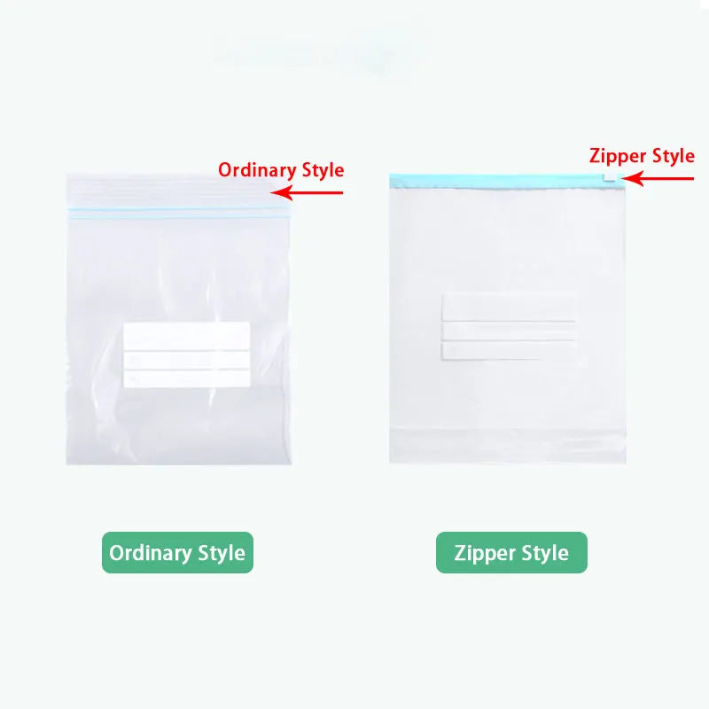 Reusable Ziplock Freezer Bags – Fruit & Vegetable Storage Pouches