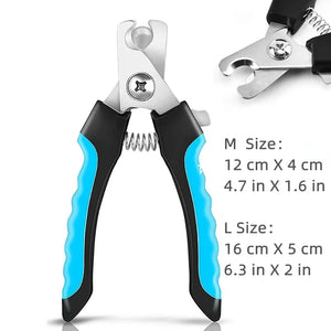 Professional Pet Nail Clipper with Safety Guard for Cats & Dogs