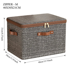 Collapsible Closet Organizer – Clothes & Blanket Storage Box