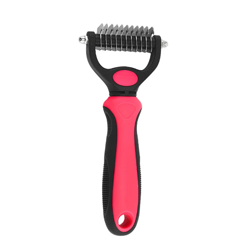 Pet Deshedding Brush for Dogs & Cats – Fur Remover Comb