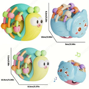 Baby Sensory Rattle Ball – Soft Grasping Toy for Infants 0–12 Months