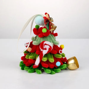 Handmade Christmas Tree Ornament with Ribbon