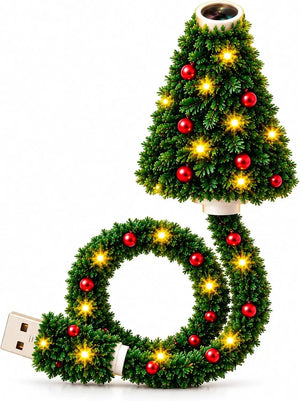 USB Christmas Tree Projection Light