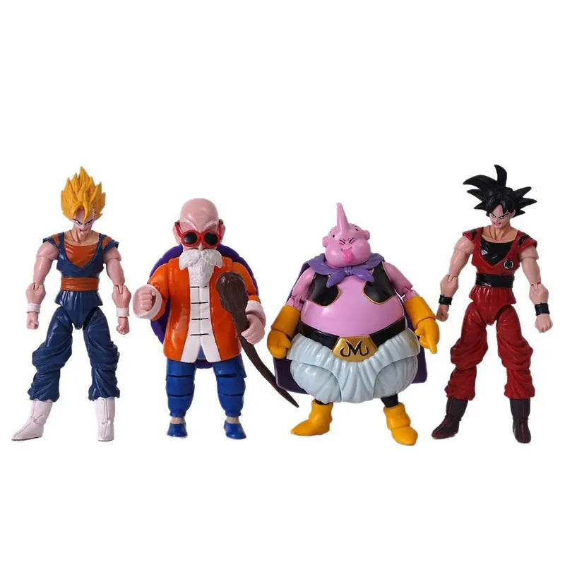 Dragon Ball Z Action Figures Set – Goku, Gohan, Vegeta & Frieza