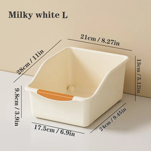Under Sink Organizer with Wheels – Plastic Storage Basket