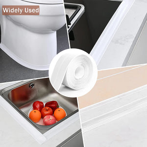 Waterproof Bathroom & Kitchen Sealing Tape – Self-Adhesive PVC Strip