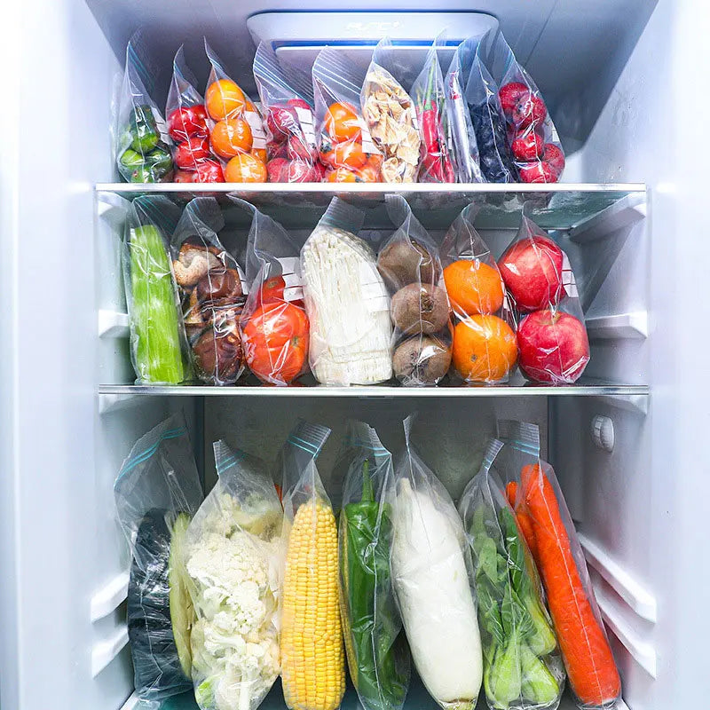 Reusable Ziplock Freezer Bags – Fruit & Vegetable Storage Pouches