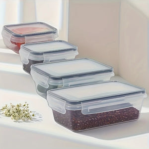 8-Piece BPA-Free Airtight Food Storage Containers with Lids