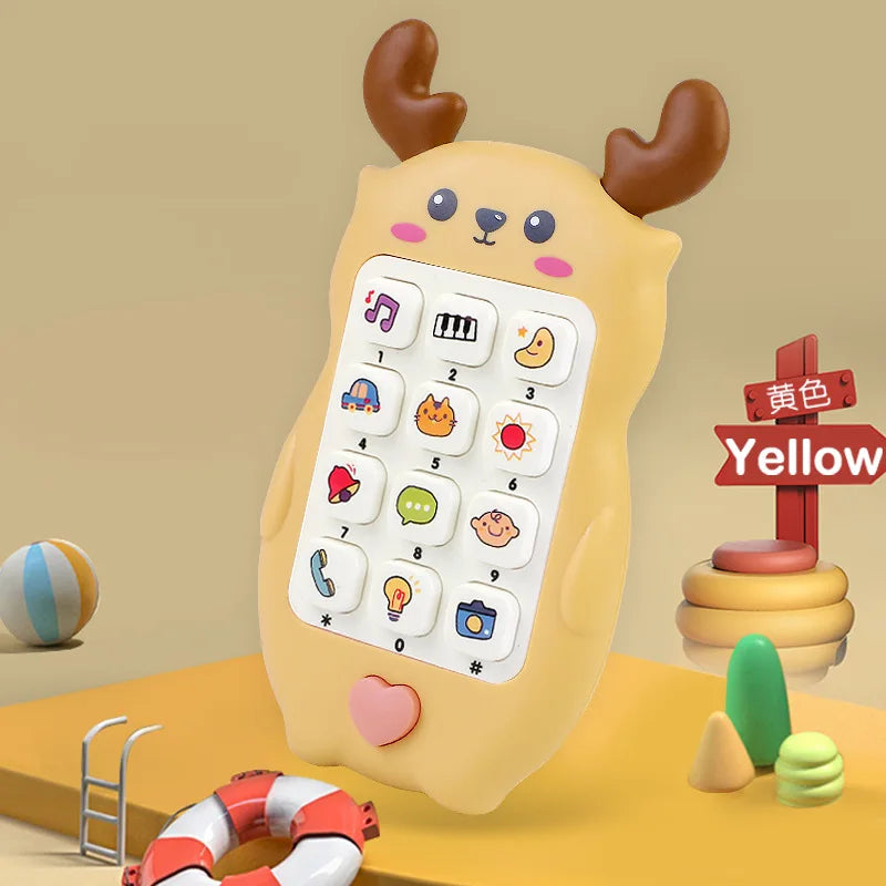 Baby Phone Toy with Music & Teether – Educational Infant Toy