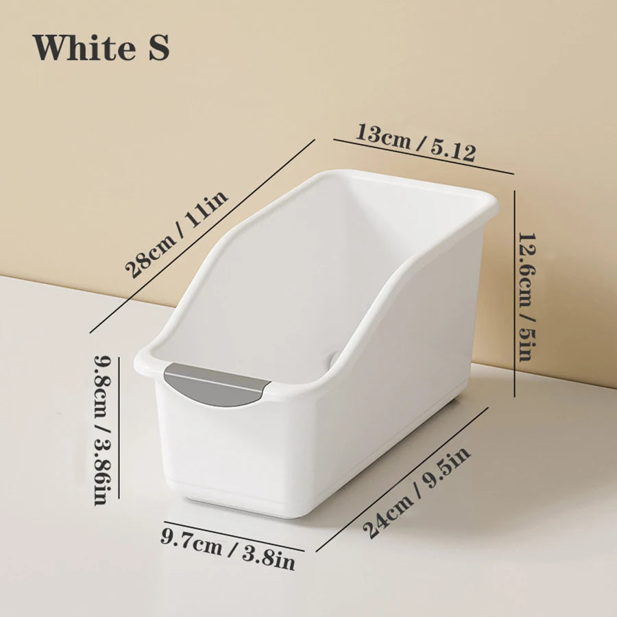 Under Sink Organizer with Wheels – Plastic Storage Basket