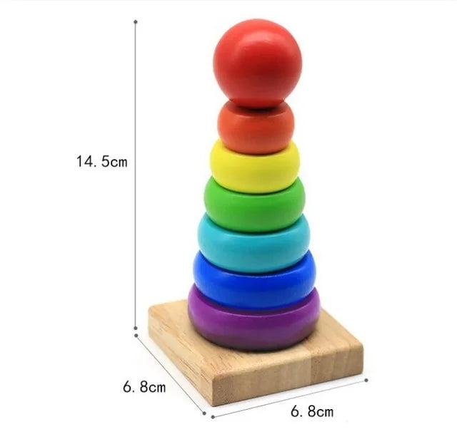 Montessori Wooden Geometry Puzzle Toy for Kids