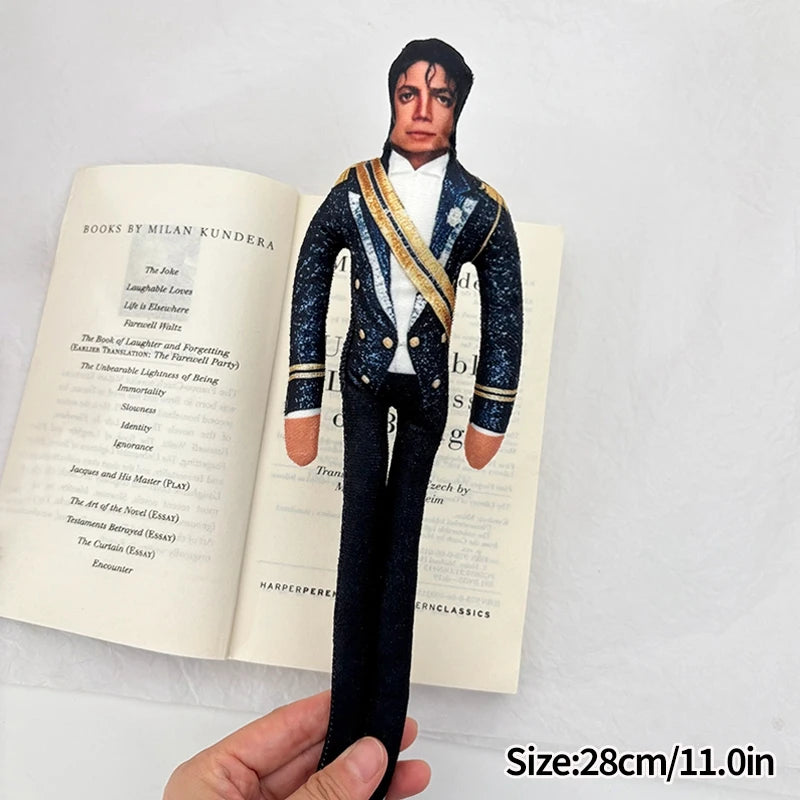 Michael Jackson Bendable Plush Figure – Soft Stuffed Cosplay Toy, Flexible Collectible Gift