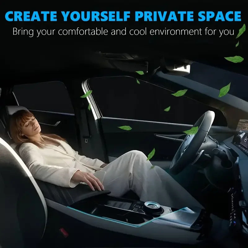 Folding Car Windshield Sunshade – UV Protection Cover