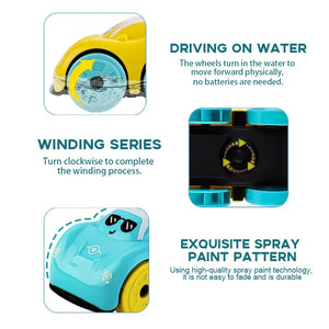 Baby Bath Toy Cars – Floating Wind-Up Swimming Toys for Kids